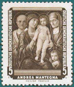 DDR (1957) Mantegna. Scott # 355
