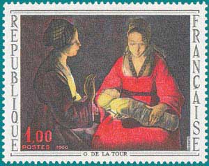 1966-Sc 1150-Georges de La Tour (1593-1652) 'The Newborn'
