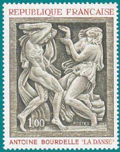 1968-Sc 1206-Antoine Bourdell (1861-1929) 'La Danse'