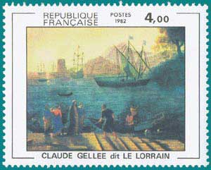 1982-Sc 1831-Claude Gellée, called Le Lorrain (1600-1682), 'Embarkation for Ostia'