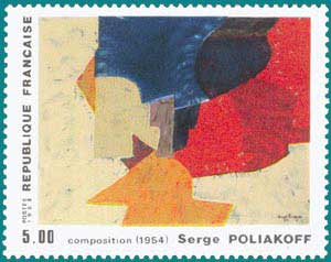 1988-Sc 2133-Serge Poliakoff (1906-1969), 'Composition'