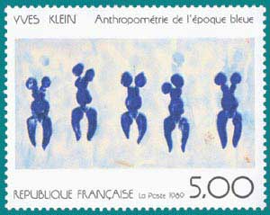 1989 Sc 2135-Yves Klein (1928-1962), 'Anthropometry of the blue Period'
