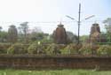 Bhubaneswar - Mukteshwar-Siddeshwar Temple complex - View from East