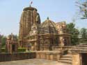 Bhubaneswar - Siddeshwar Temple - Jagamohana & Sanctum - View from south-east