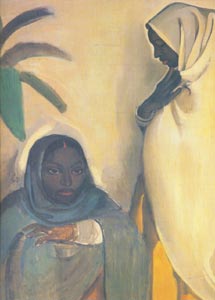Amrita Sher-gil (1913-1941),Indian, Two Women, Oil on Canvas, 74x100 cms, National Gallery of Modern Art, New Delhi 