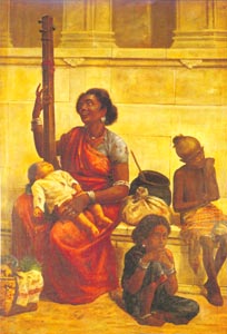 Raja Ravi Varma (1848 - 1906) - The Gypsies, Sri Chitra Art Gallery, Thiruvananthapuram 