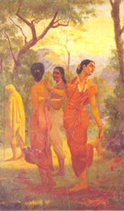 Raja Ravi Varma (1848 - 1906) - Looks_of_Love, Sri Chitra Art Gallery, Thiruvananthapuram 