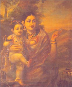 Raja Ravi Varma (1848 - 1906) - Maharani Prince, H.H. The Maharaja of Travancore, Kaudiar Palace, Thiruvananthapuram 