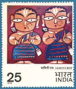 SG # 882 (1978), Jamini Roy, " Two Vaisnavas"