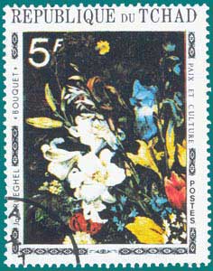 Chad 1972 - Brueghel- Bouquet
