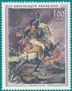 1962-SC 1051-Théodore Géricault (1791-1824), Guards officer on horseback