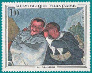 1966-Sc 1153-Honoré Daumier (1808-1879) 'Crispin and Scapin'