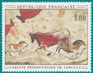 1968-Sc 1204-Preshistoric Paintings, Lascaux Cave, Montignac (Dordogne)