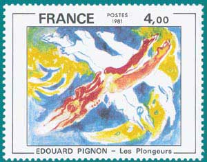 1981-Sc 1773-Edouard Pignon (1905-1993), 'The Divers'