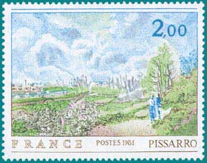 1981-Sc 1729-Paintings of Camille Pissarro (1830-1903), 'The Footpath'