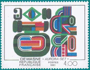 1983-Sc 1865-Jean Dewasne (1921-1999), 'Aurora-Set'