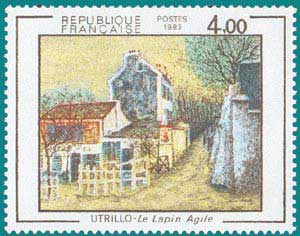 1983-Sc 1869-Maurice Utrillo (1883-1955), The restaurant 'Le lapin Agile'