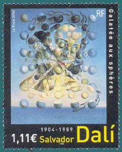 2004-Yv 3676-Painting by Salvador Dali (1904-1989)
