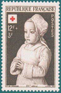 1951-Sc B264-Child at Prayer by Le Maître de Moulins