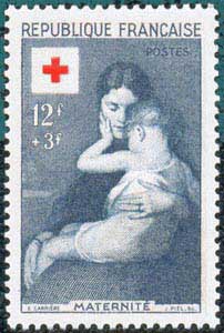1954-Sc B291-'The sick Child' by E. Carrière