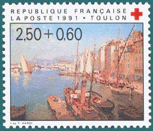 1991 Sc B638 François Nardi (1861-1936), 'The Harbor of Toulon'