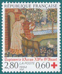 France-RC-1994-St. Vaast, Arras Tapestry of the 15th century-Sc B662