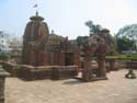 Bhubaneswar - Mukteshwar Temple - Arch, Jagamohana & Sanctum - View from north-west