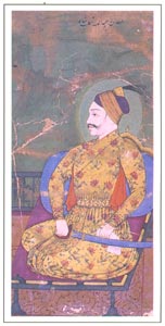 Deccan Paintings - Sultan Abdulla Qutb Shah, Bijapur, circa 1940 A.D., National Museum, New Delhi