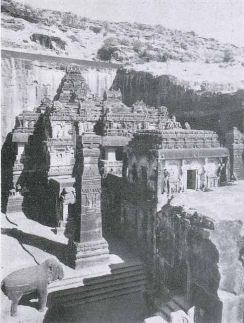 kailash temple at ellora is a specimen of