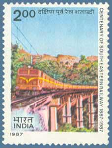SG # 1239 (1987), Train on Viaduct 1987
