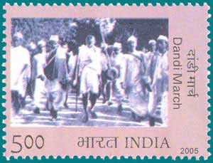 SG # 2267, Marchers led by Mahatma Gandhi